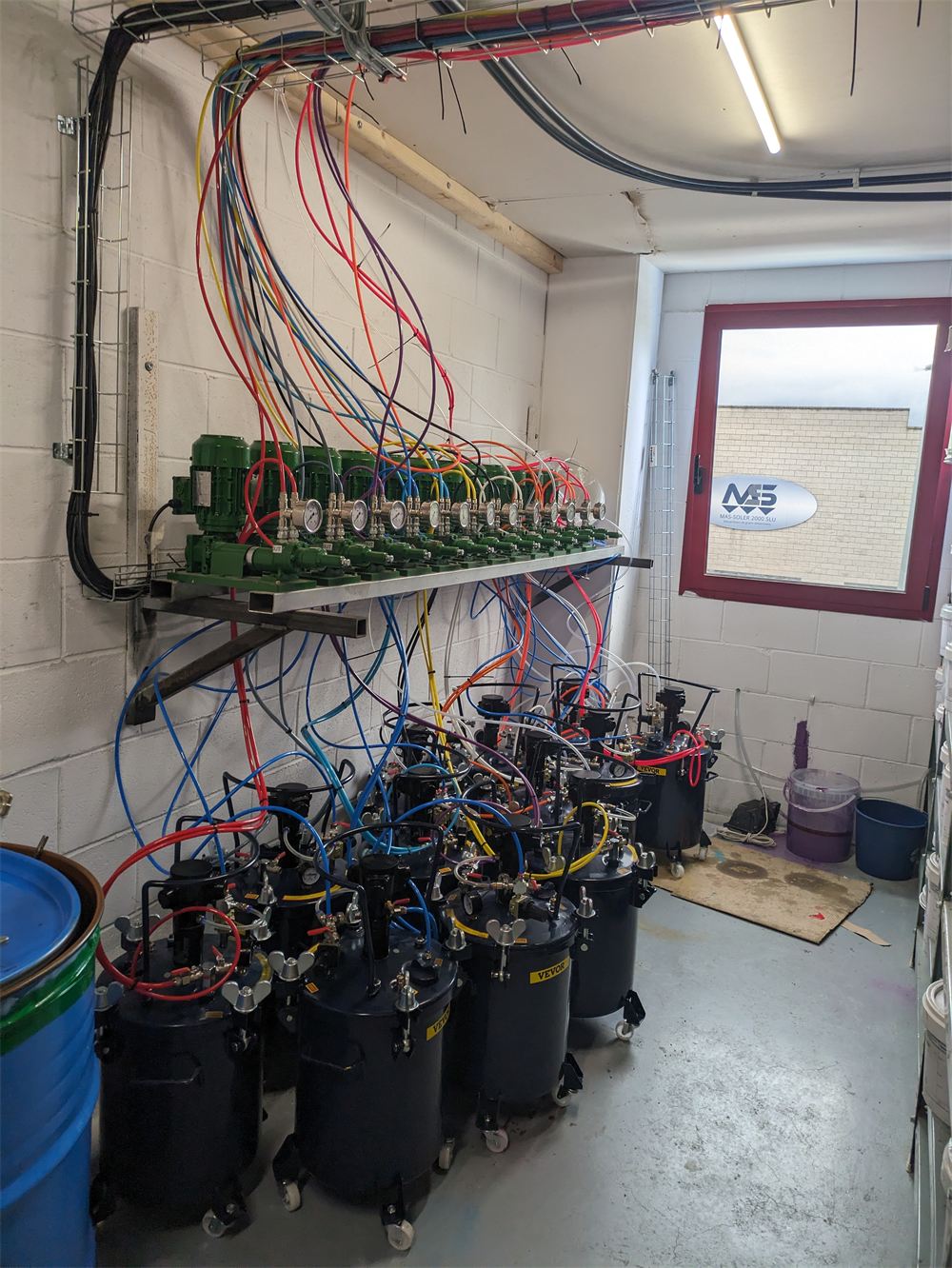 12-color module installation for low pressure