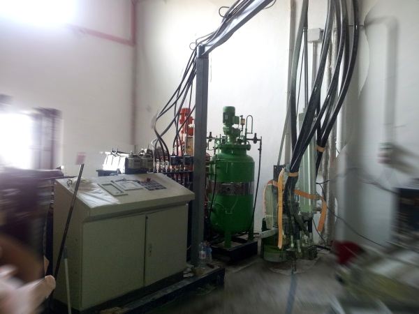 High-pressure machine upgraded with a new control cabinet