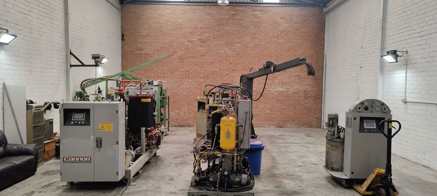 Overhauled Cannon machines in our workshop
